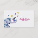 Search for elephant business cards colorful