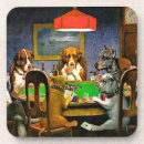 Search for playing cards coasters Humor