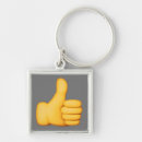 Search for emoji keychains Thumbs up
