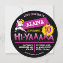 Search for black belt invitations Party