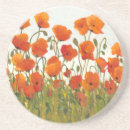 Search for poppy coasters Botanical