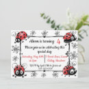 Search for ladybug invitations Adorable