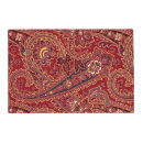 Search for vintage floral placemats Red