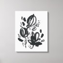 Search for black and white floral canvas prints Botanical