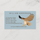Search for hawk business cards red tailed hawk