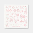 Search for oyster cocktail napkins Pink