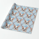 Search for french bulldog wrapping paper Pattern