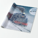 Search for train wrapping paper Blue