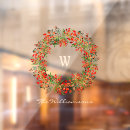 Search for christmas window decals Berries