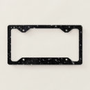 Search for black and silver license plates Glitter