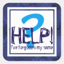 Search for question mark stickers Blue