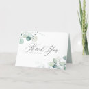 Search for eucalyptus wedding thank you cards Minimalist