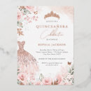 Search for rose gold dress invitations Tiara