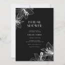 Search for lily bridal shower invitations Modern