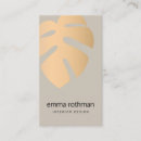 Search for copper business cards Interior designer