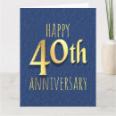 Search for 40th anniversary cards Modern