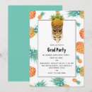 Search for aloha graduation invitations Tiki