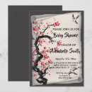 Search for cherry blossom baby shower invitations Rustic