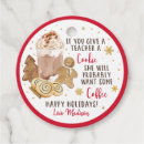 Search for cookie favor tags Teacher appreciation