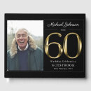 Search for 60th birthday guest books Gold