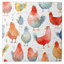 Search for rooster tiles Hens