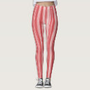Search for pink and white striped leggings Red