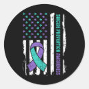 Search for suicide awareness ribbon stickers Mental wellness