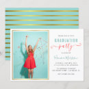 Search for red and blue graduation invitations Photo graduation party