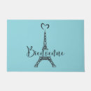 Search for bienvenue doormats Eiffel tower