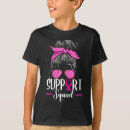 Search for breast cancer kids tshirts Support