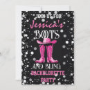 Search for boots and bling invitations Country