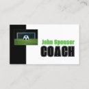 Search for soccer business cards Trainer