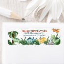 Search for dinosaur return address labels Dinosaur birthday party