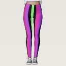 Search for green black neon leggings Striped