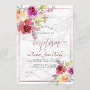 Search for 1st birthday baptism invitations Floral