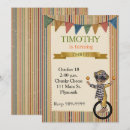 Search for vintage circus invitations Clown