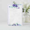 Search for purple blank invitations Flowers