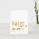 Search for addiction recovery birthday cards Sobriety