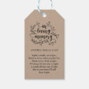 Search for candle favor tags Funeral
