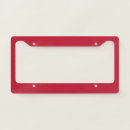 Search for wine license plate frames Solid color