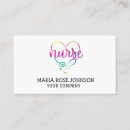 Search for medical scrubs business cards Caregiver