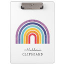 Search for rainbow clipboards Back to school
