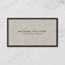 Search for linen business cards Elegant
