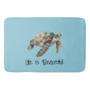 Search for sea turtle bath mats Blue
