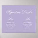 Search for drinks wedding menus Signature cocktails