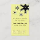 Search for snow plowing business cards Weather