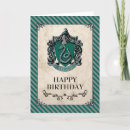 Search for birthday cards Hogwarts house design
