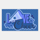 Search for cheerleading stickers Blue