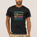 Search for autism awareness tshirts different not less