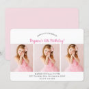 Search for 3 photo birthday invitations Kids